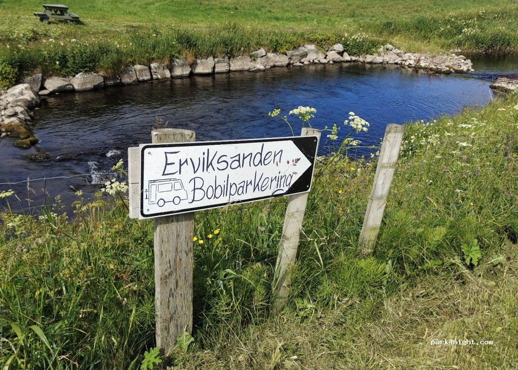 Erviksanden Bobilparkering — foto