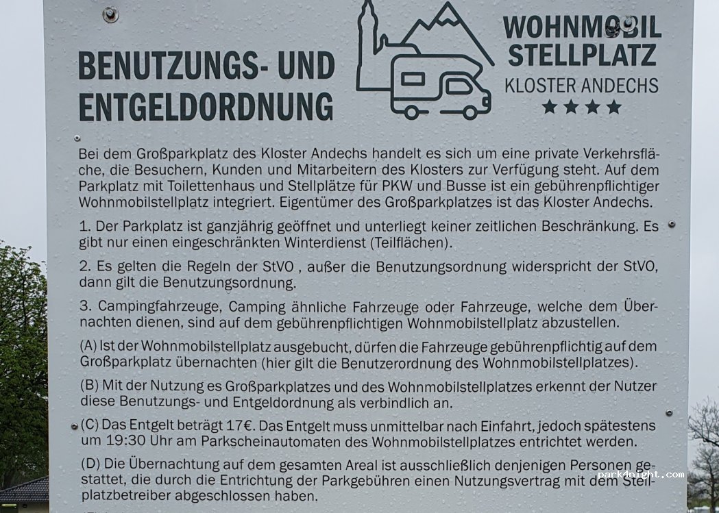 Wohnmobilstellplatz Kloster Andechs — foto 2