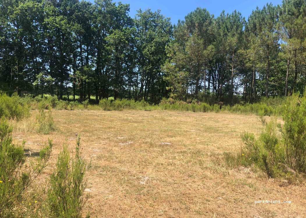 Terrain sécurisé en pleine nature — foto
