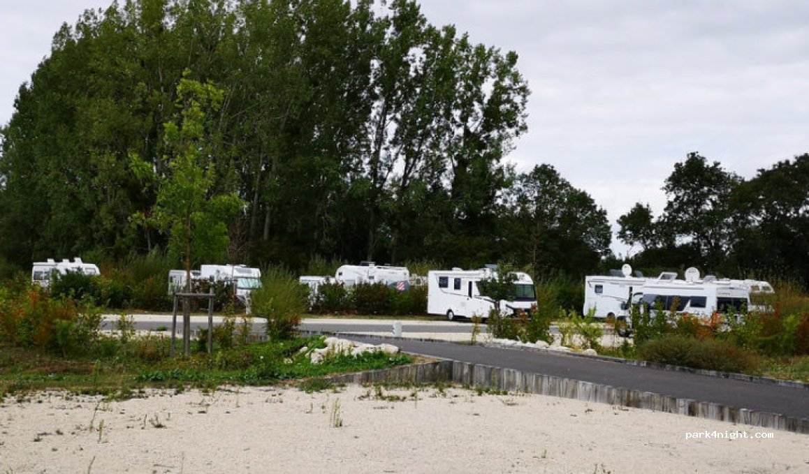 Aire de camping-car park de Villandry (Indre et Loire) — foto