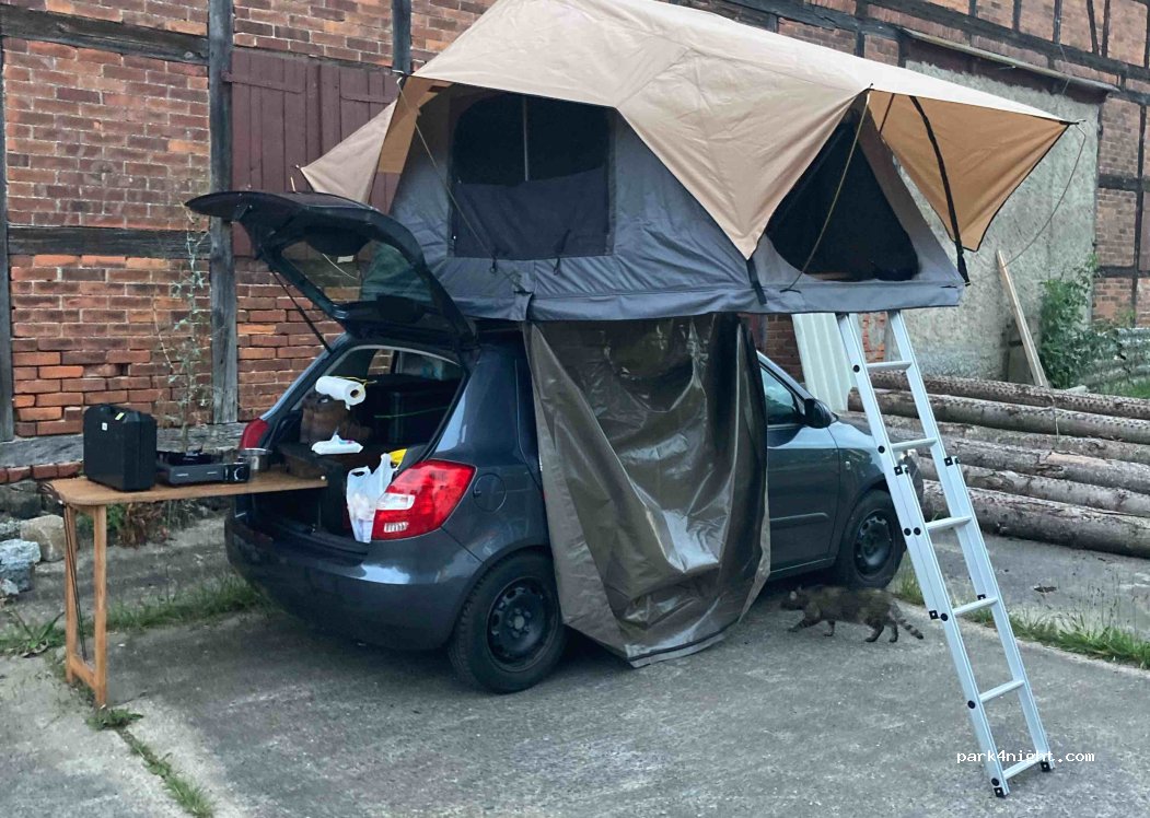 Wohnmobil Stellplatz an der alten Fachwerk Scheune — foto 3