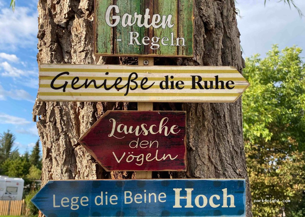 Gartenidylle camping — foto