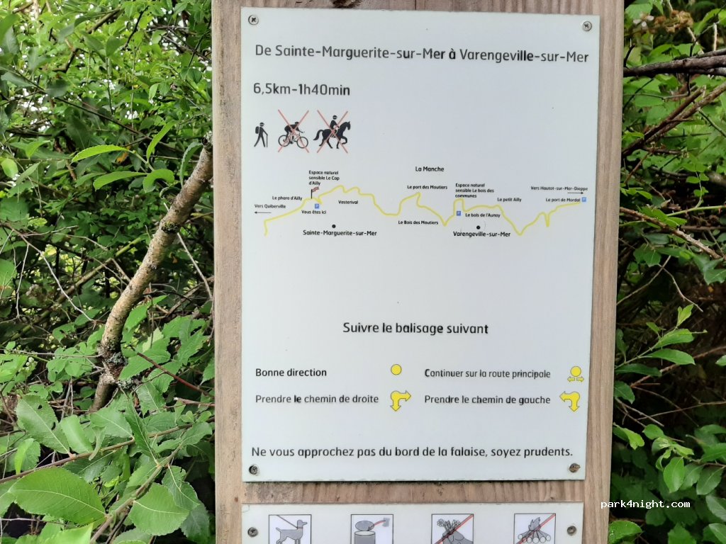 (76119) Sainte-Marguerite-sur-Mer - Route du Phare d'Ailly — foto