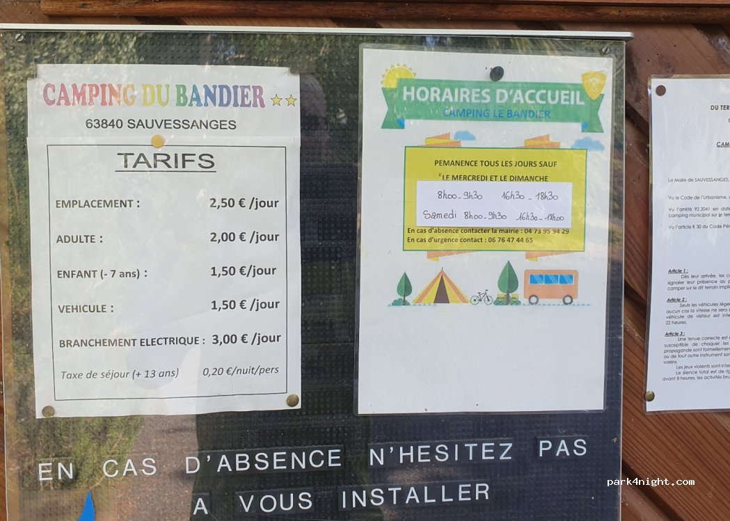 Camping Municipal de Sauvessanges - LE BANDIER — foto 2