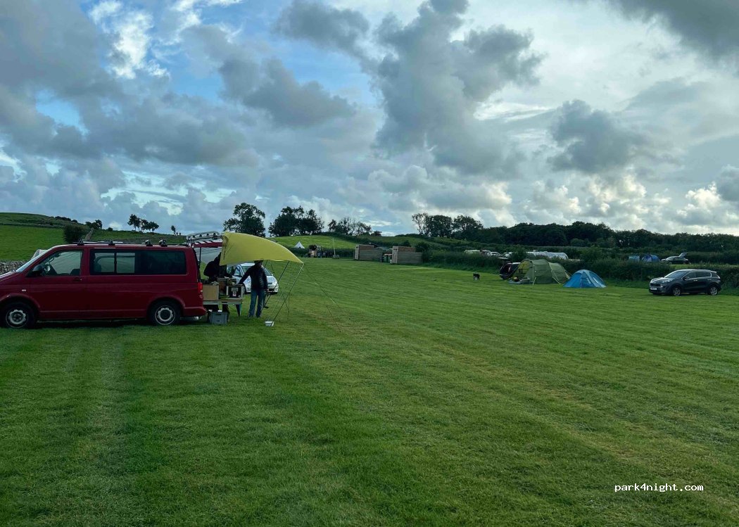 Camping at Hayfield — foto