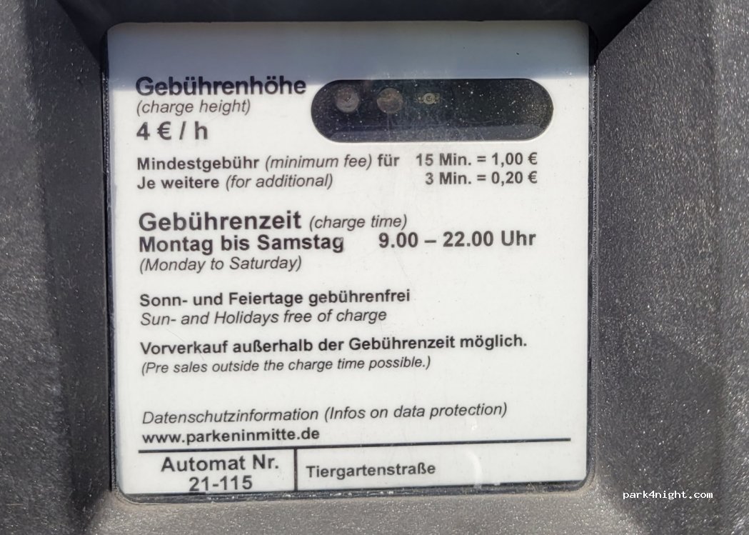 (10785) Berlin - 8 Tiergartenstraße — foto