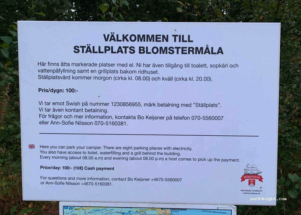 Stellplats Blomstermåla — foto