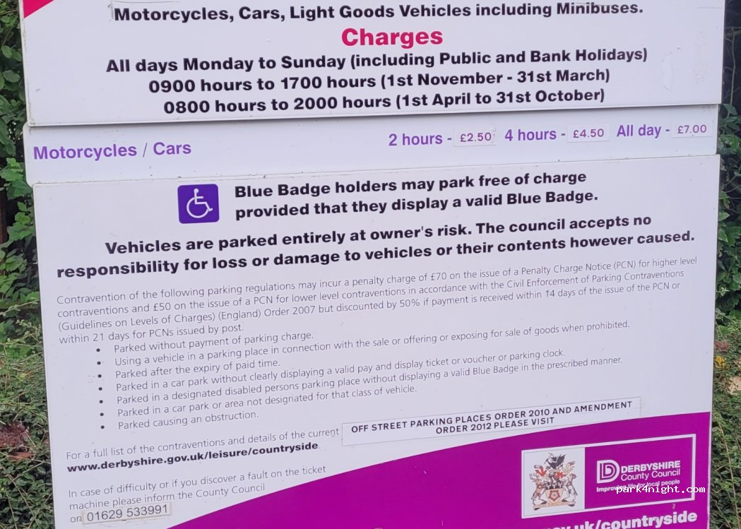 Shipley Country Park Mapperley Reservoir Car Park — foto