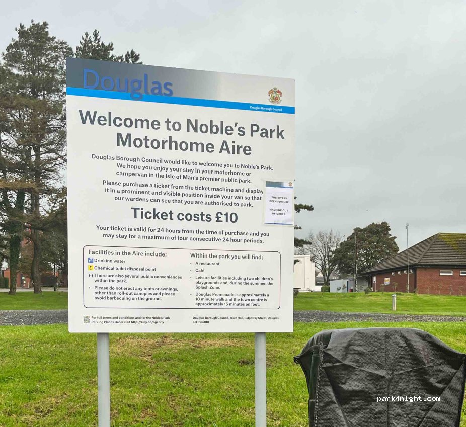 Noble's Park motorhome aire — foto