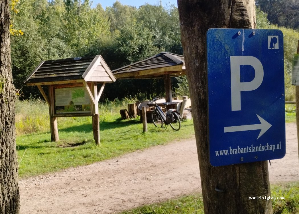 Parkeerplaats Het Brabants Landschap — foto