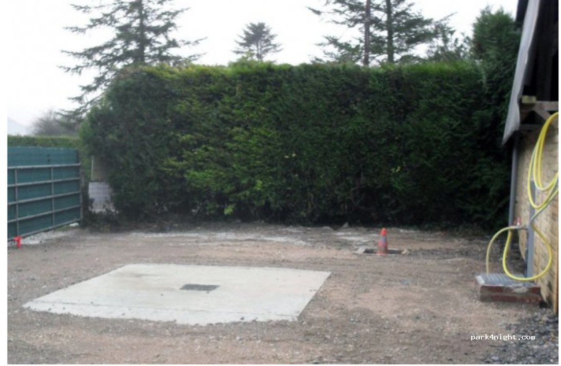 Aire de stationnement camping Car — foto