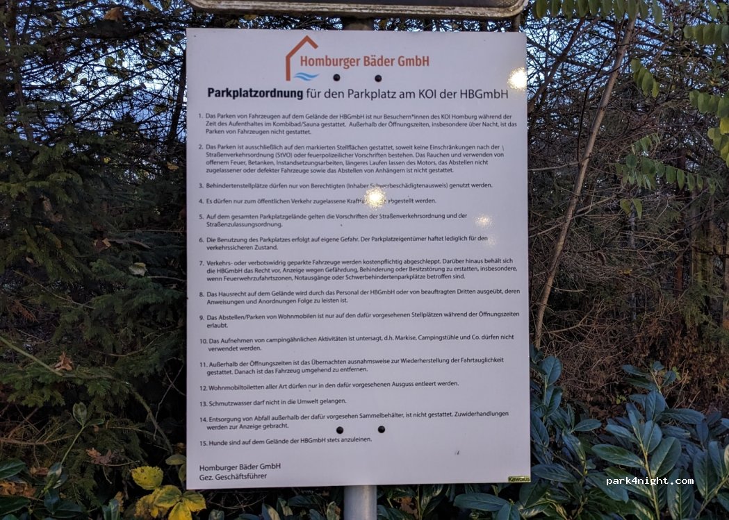 Wohnmobilstellplatz am KOI-Bad in Homburg — foto 4