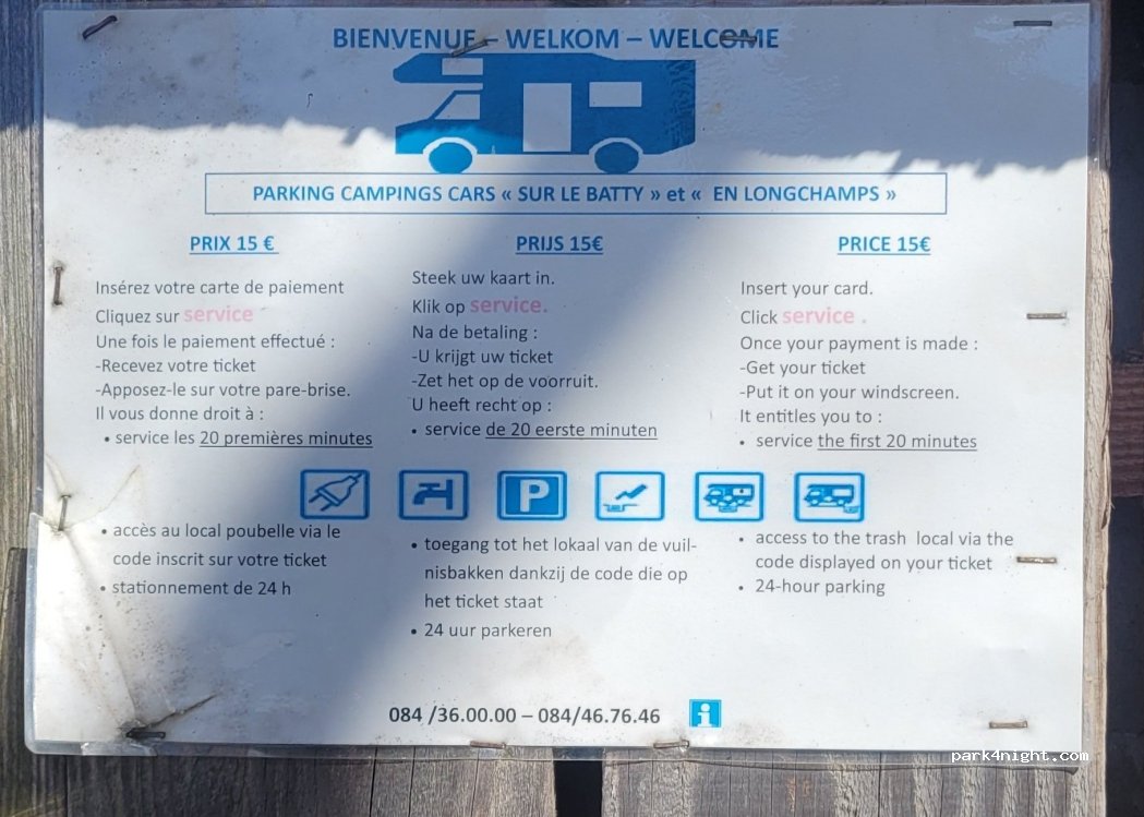 Aire de camping-cars Hotton | Rue du Batty — foto 5