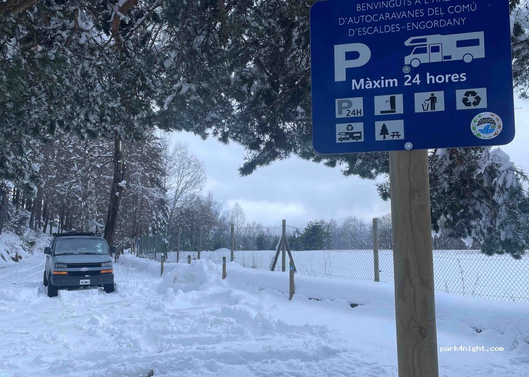 Aire de camping-car de Escaldes-Engordany — foto