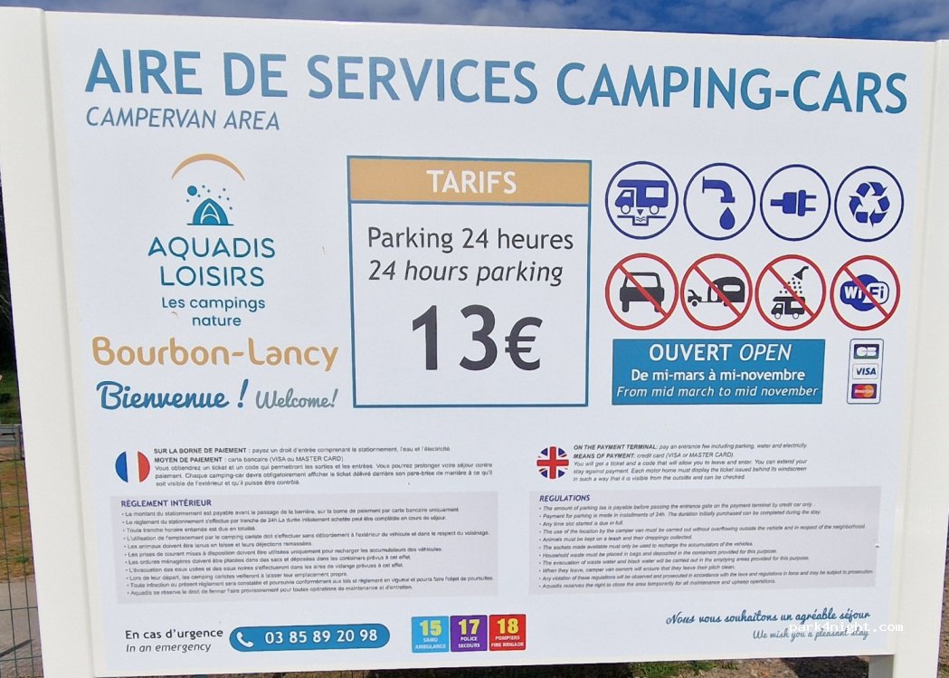 Aire de camping-cars de Bourbon-Lancy — foto 2
