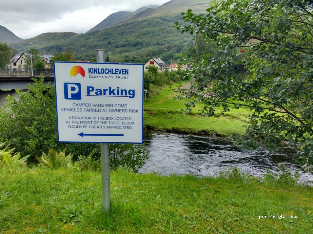 Parking Kinlochleven — foto