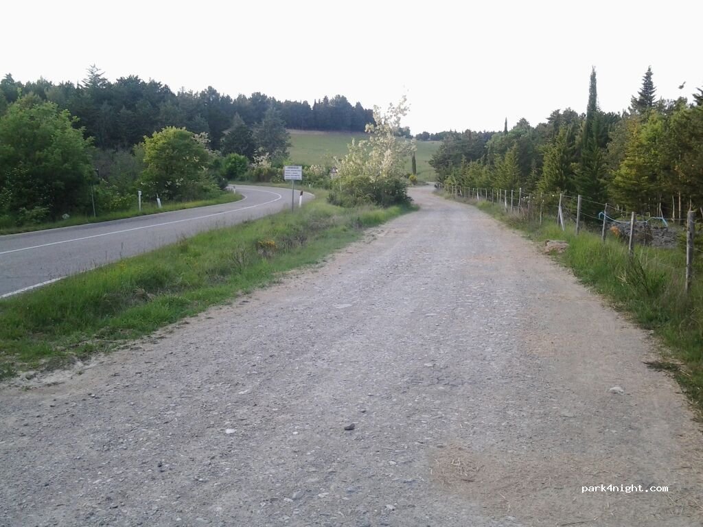 (53023) Vivo D'orcia - Strada Provinciale del Monte Amiata — foto