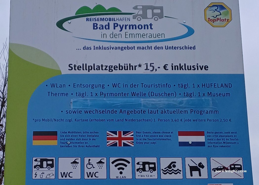 Reisemobilhafen in Emmerauen — foto