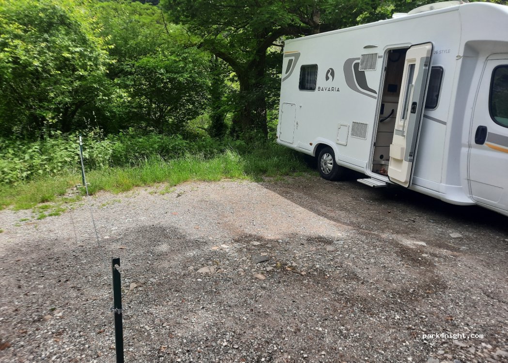Parking arrivée canyon de la doria — foto