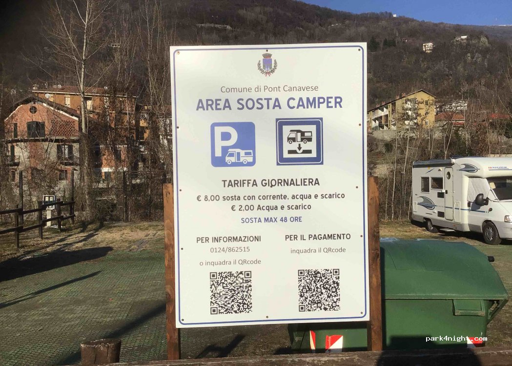 Area Sosta Camper - Pont Canavese — foto 4