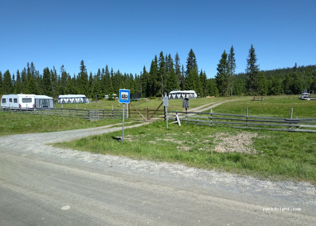 Camping in Ringsakerfjellet — foto