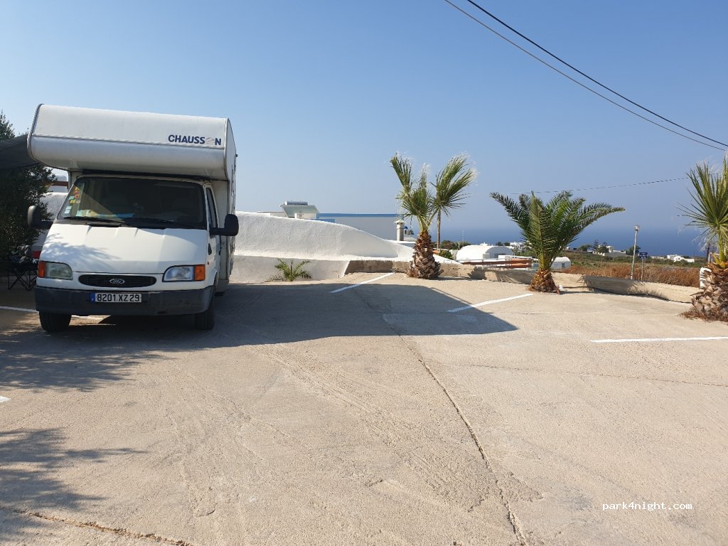 Santorin camping — foto
