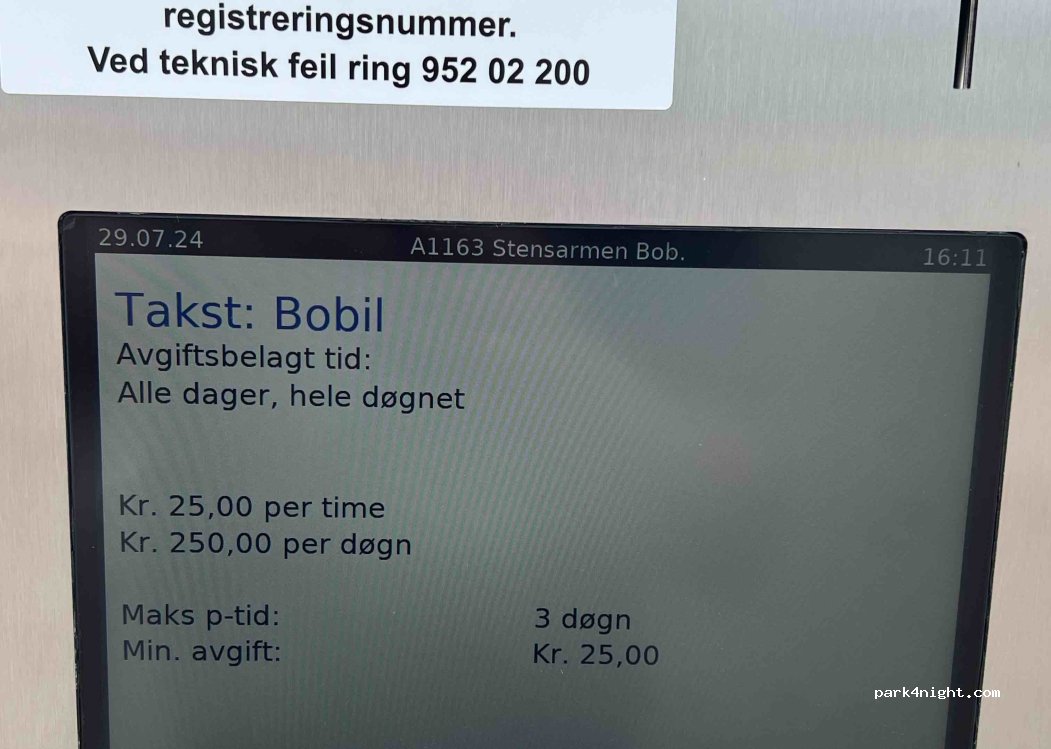 Stensarmen bobilparkering — foto