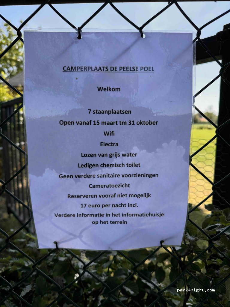 Camperplaats De Peelse Poel — foto