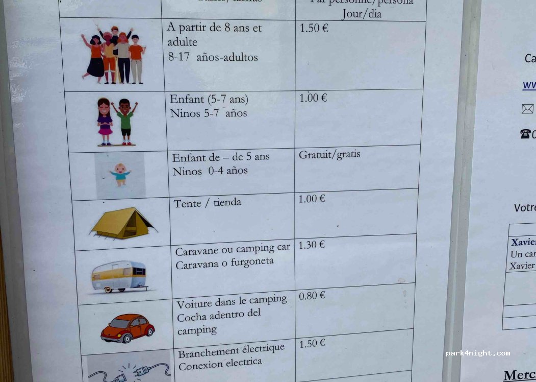 Aire naturelle de camping Osse-en-Aspe — foto