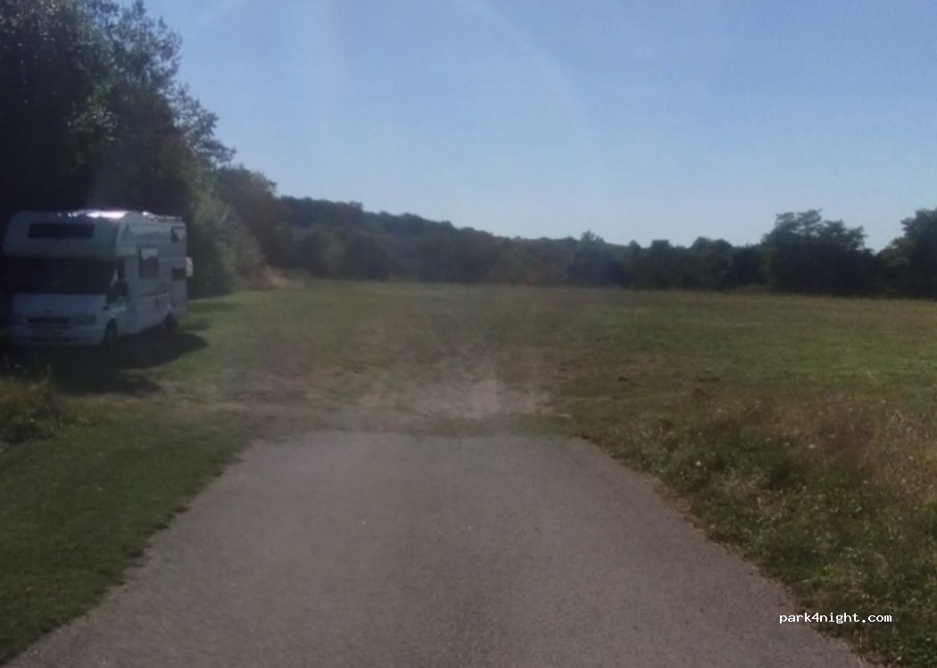 Aire de camping car (saison estivale) — foto