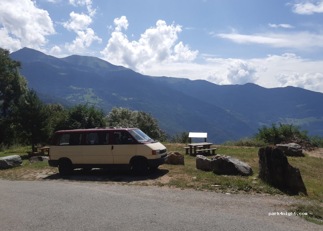(73210) Aime-la-Plagne - Route d'Hautecour — foto