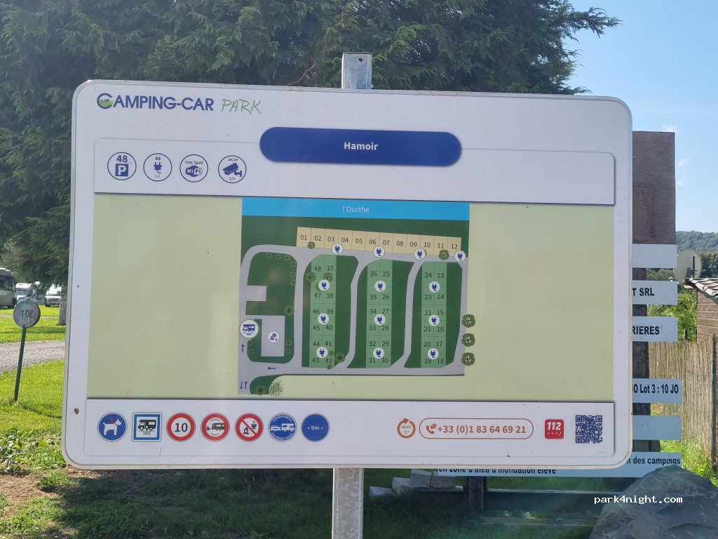 Aire de camping-car park de Hamoir (Liège) — foto 3