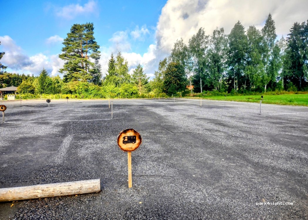 Bobilparkering Anno Norsk skogmuseum Elverum — foto