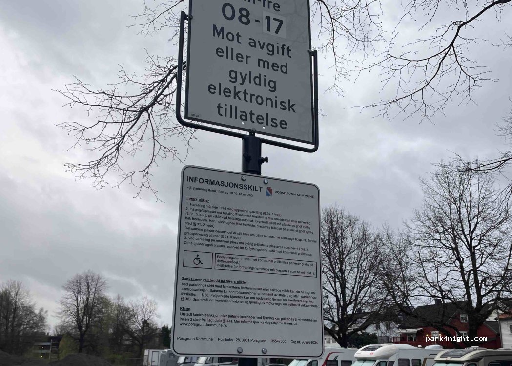 Porsgrunn Bobilparkering — foto