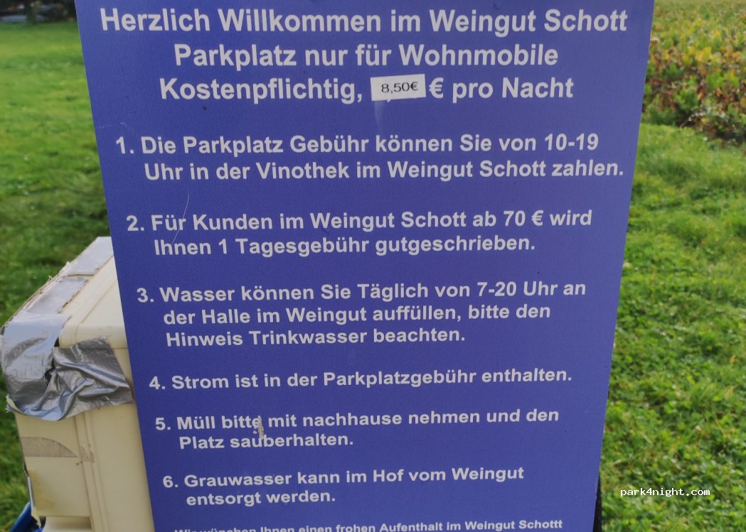 Weingut Schott Wohnmobil-Stellplätze — foto 2