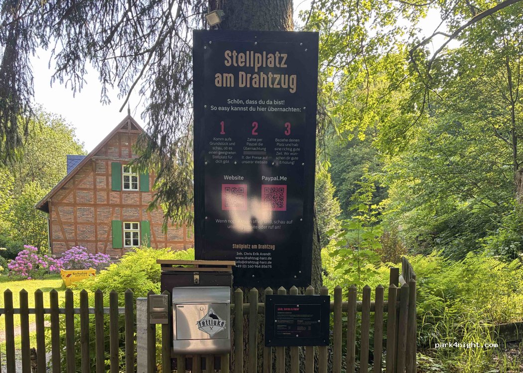 Stellplatz am Drahtzug — foto