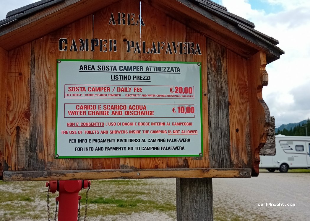 Area Sosta Camper Palafavera | Zoldo Alto — foto 5