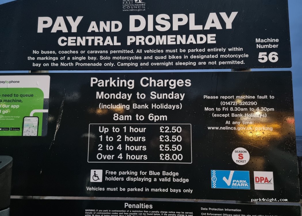 (DN35 8SE) Cleethorpes - Central Promenade — foto