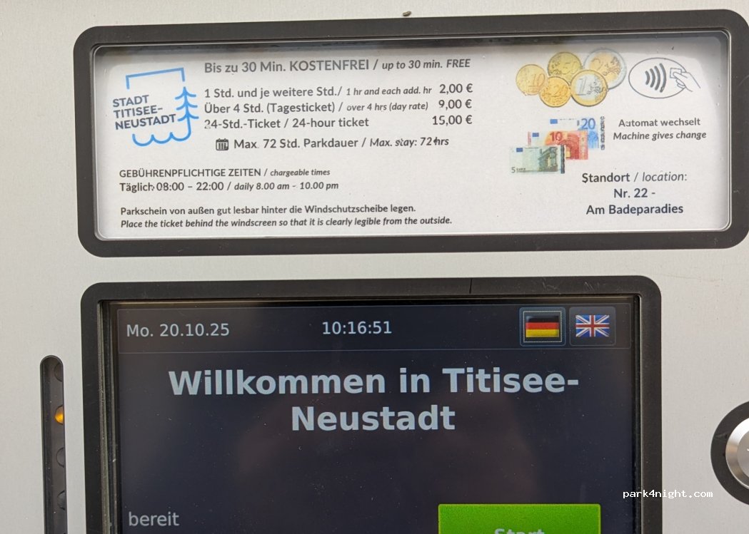 Wohnmobilstellplatz Titisee-Neustadt | Am Badeparadies — foto 3