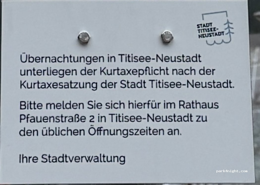Wohnmobilstellplatz Titisee-Neustadt | Am Badeparadies — foto 4