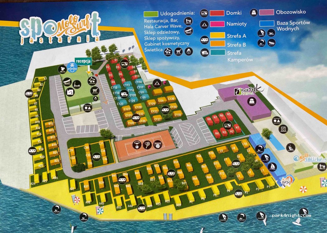 Camping Molo Surf SPOT — foto