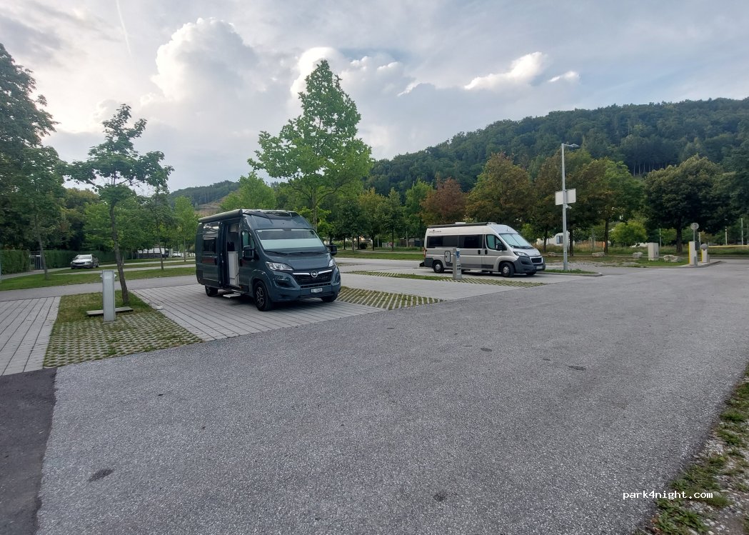 Camping-Abstellplätze beim Freibad Weiz — foto
