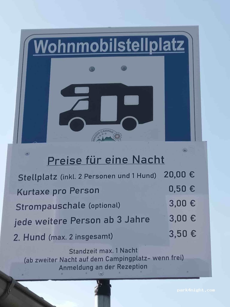 Wohnmobilstellplatz am Camping Richterbichl in Rottenbuch — foto