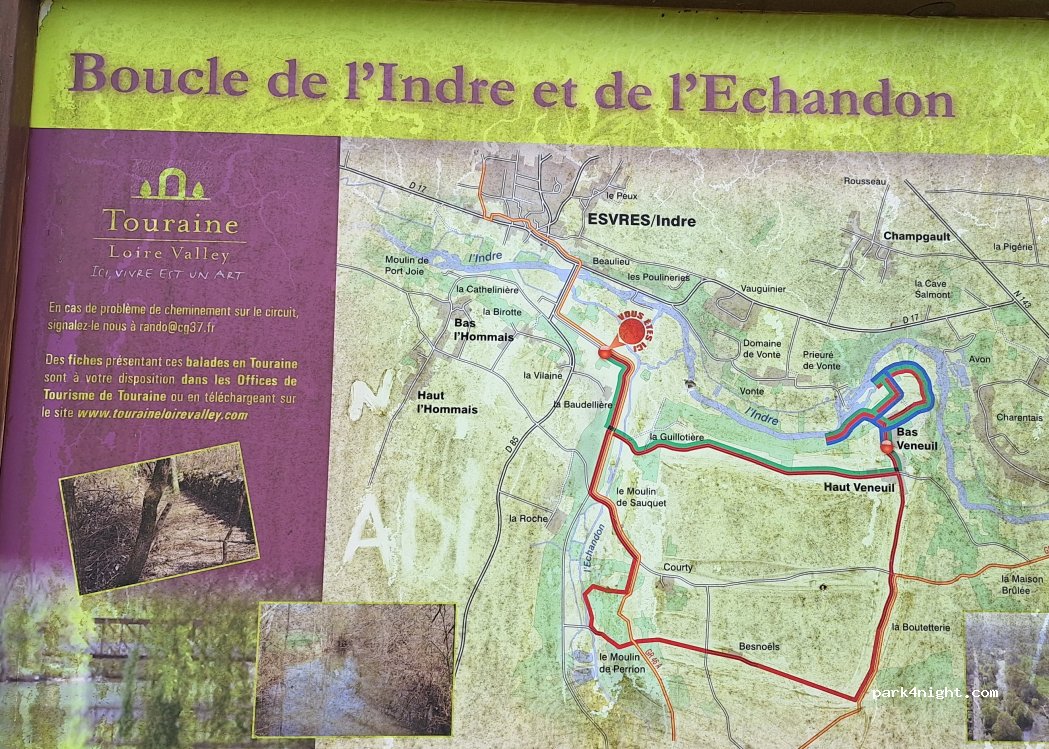 (37320) Esvres - Route de l'Echandon — foto