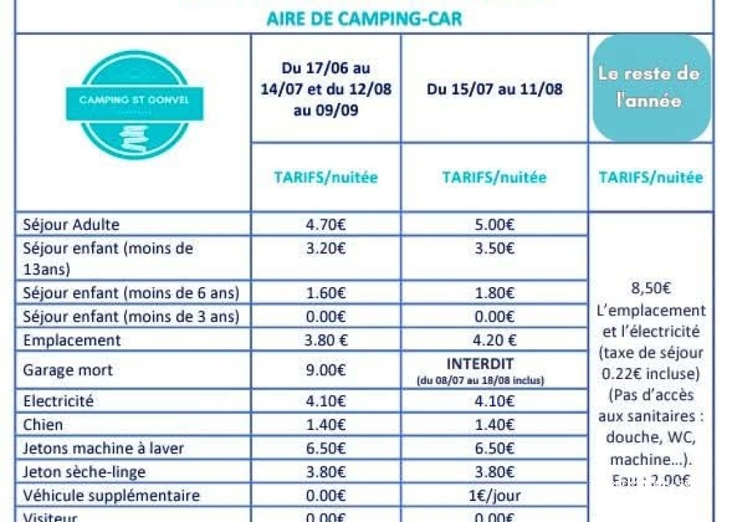 Camping municipal Saint-Gonvel — foto
