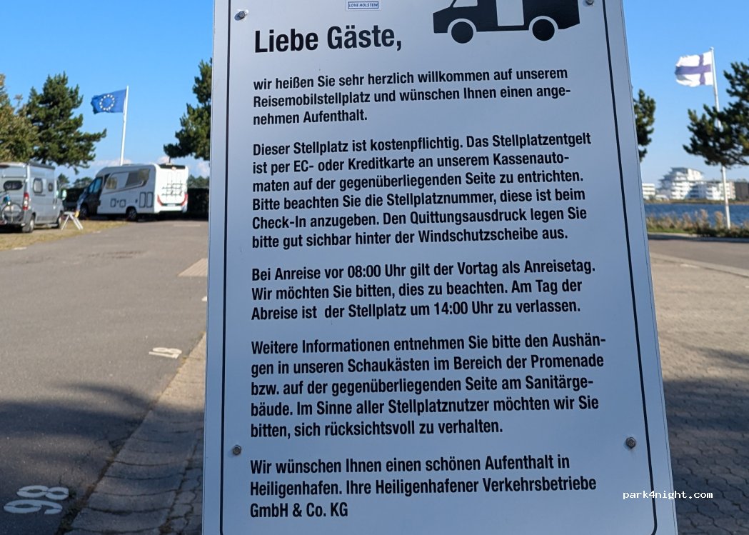 Reisemobilstellplatz Heiligenhafen — foto