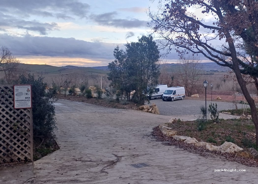 (53027) San Quirico d'Orcia - Str. di Bagno Vignoni — foto