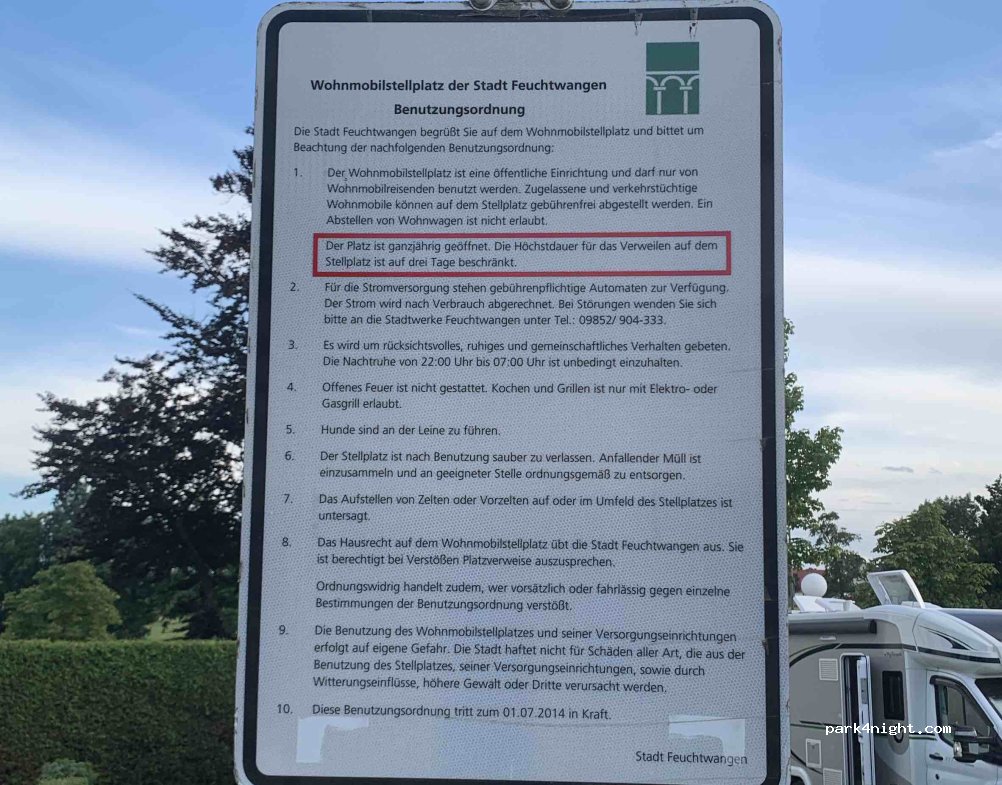 Wohnmobilstellplatz Schleifweiher Feuchtwangen — foto 5