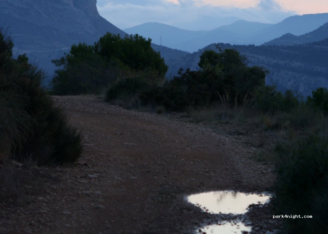 (03698) Tibi - carretera de Agost al Maigmó — foto