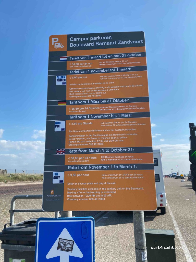 Camperplaats Zandvoort — foto 2
